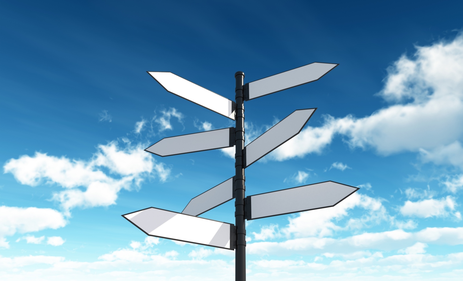 shutterstock-111917816-Chromatika Multimedia snc-leere Richtungsschilder-frei/Persönl-Entwicklung