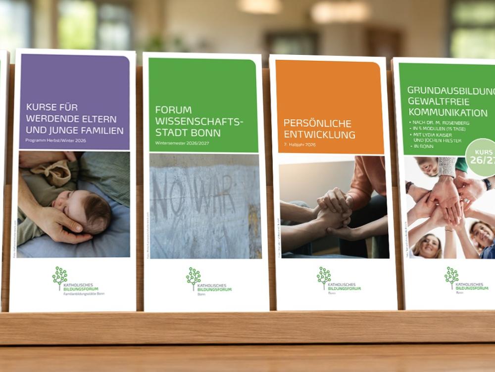 Flyer des Bildungsforums Bonn