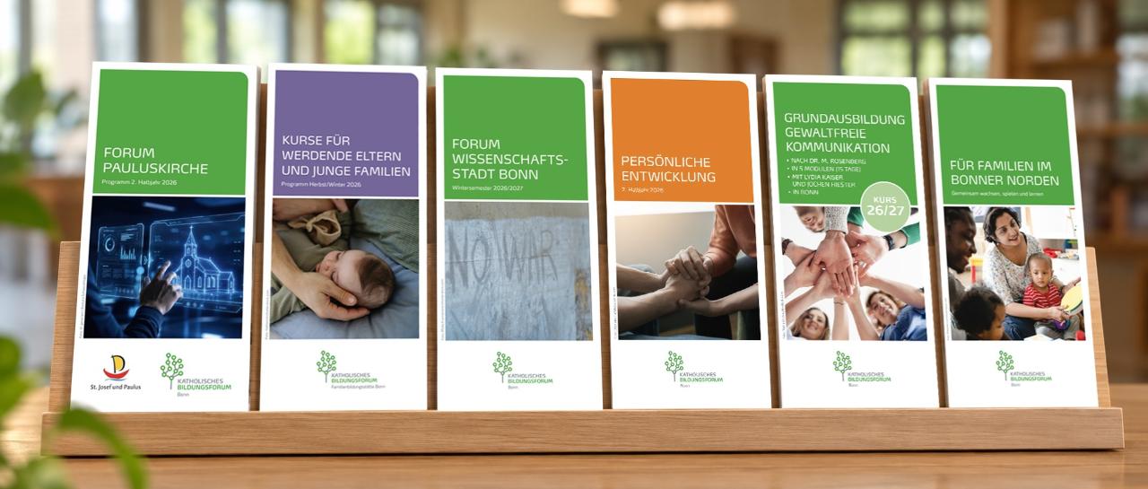 Flyer des Bildungsforums Bonn