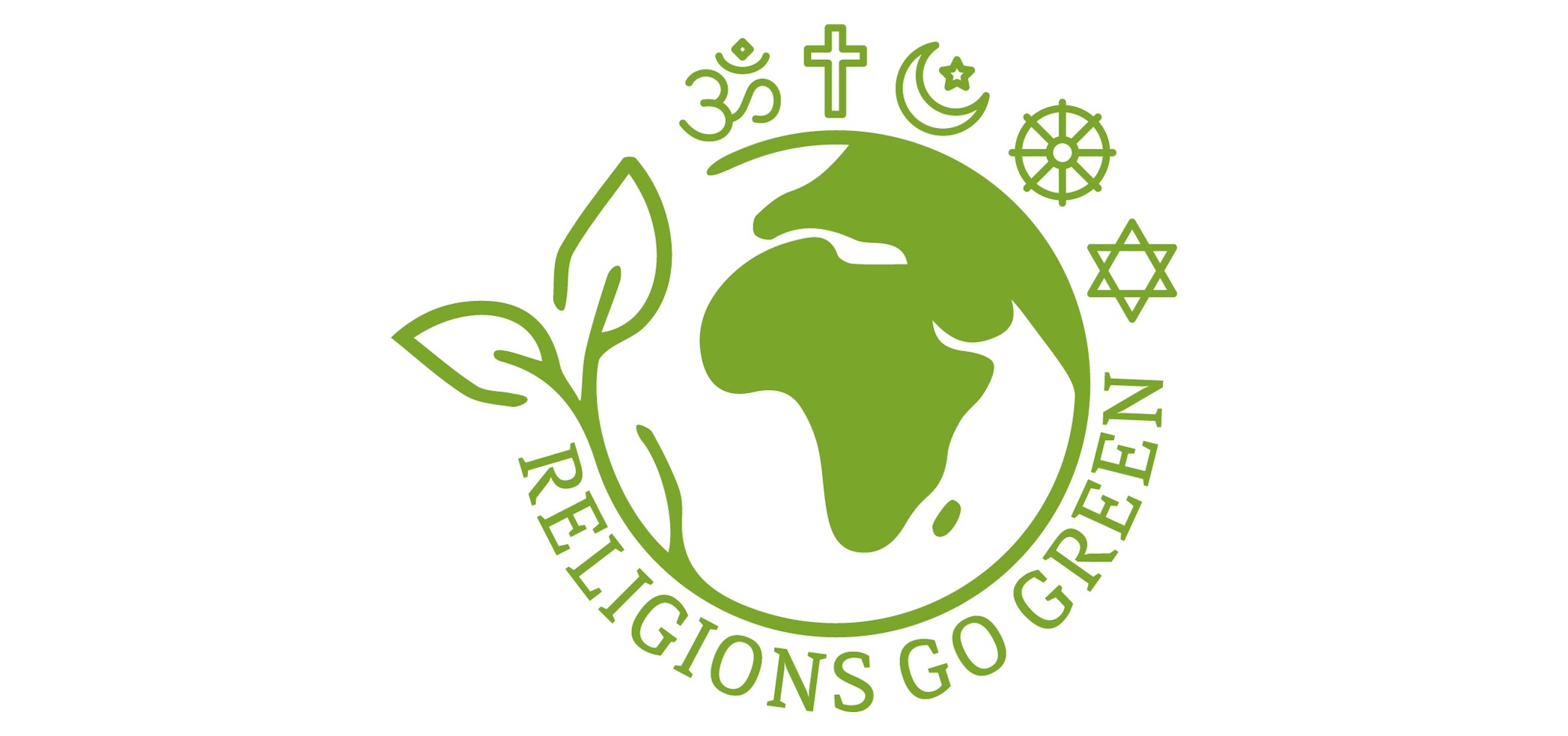 Logo 'Religions go green'