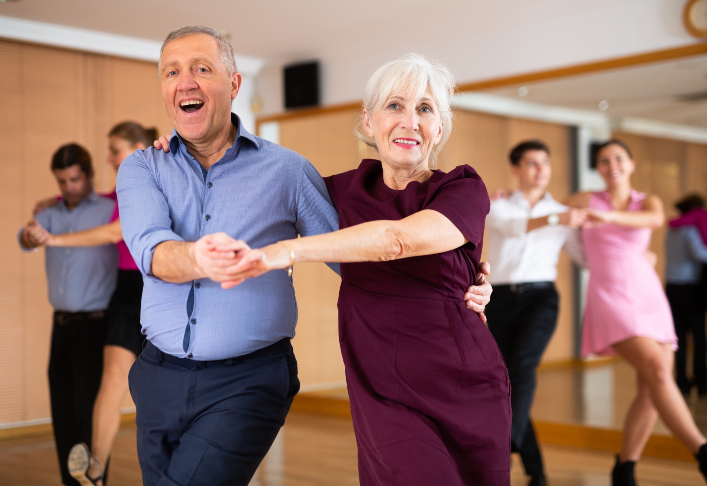 Tanzende Senioren