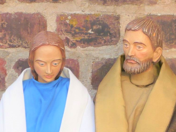 Krippenfiguren Maria und Josef