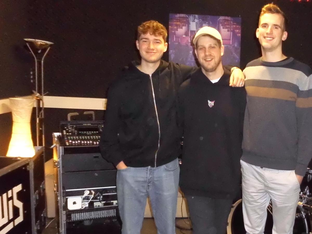 Porträt der drei Bandmitglieder