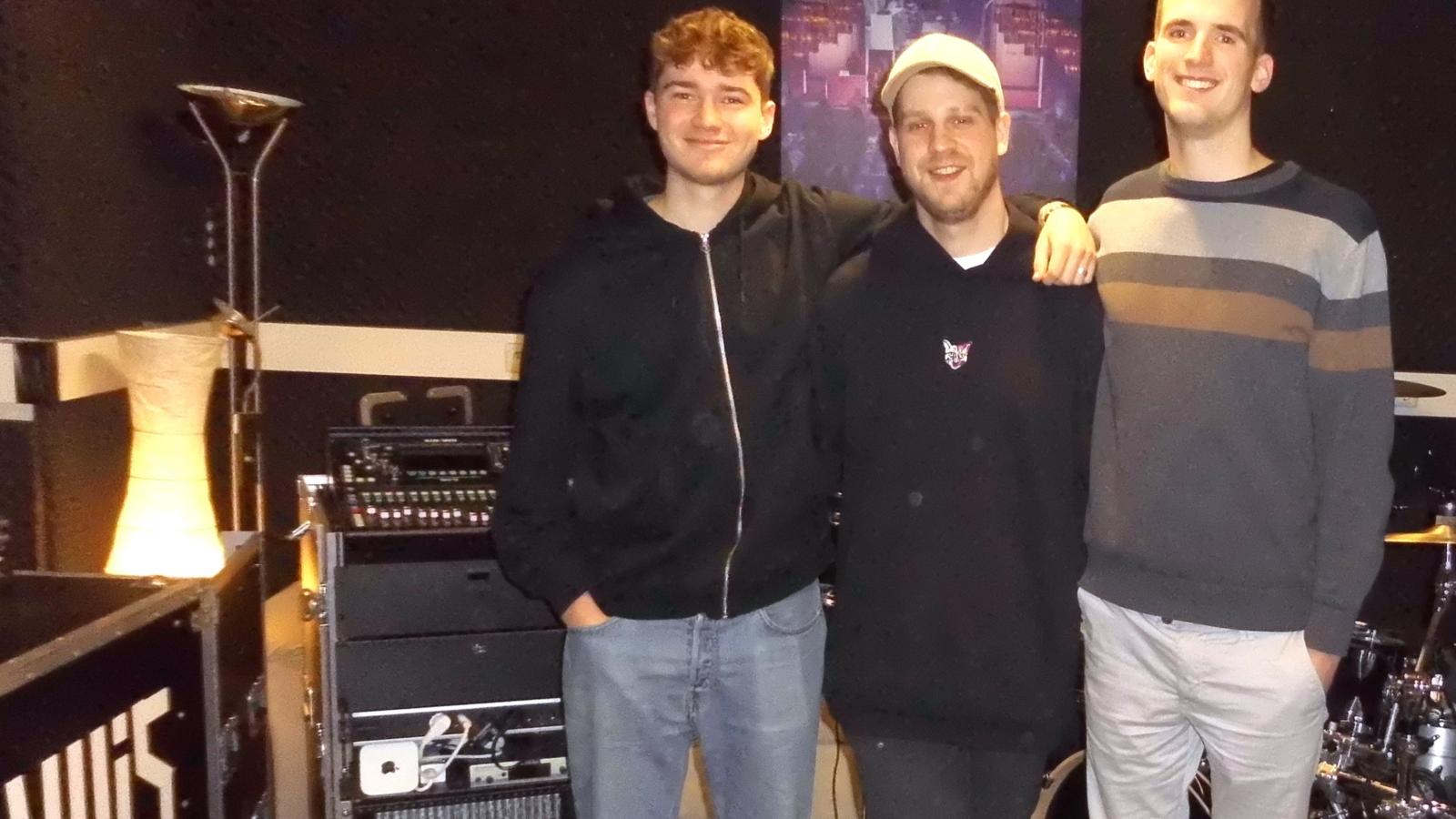 Porträt der drei Bandmitglieder