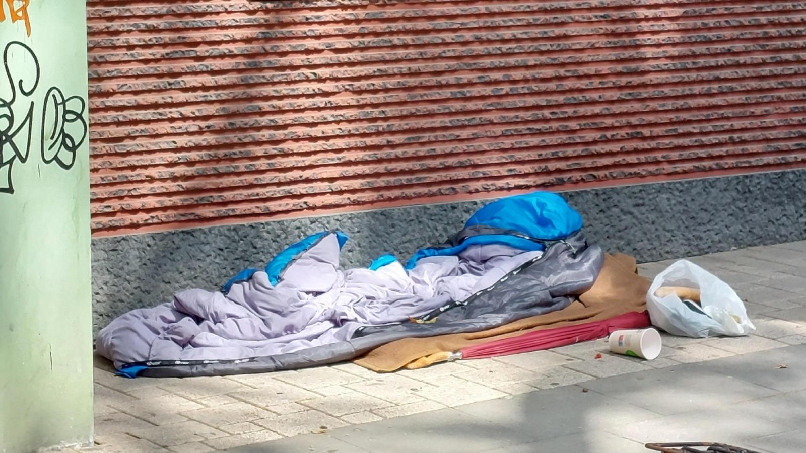 Obdachlose auf der Straße