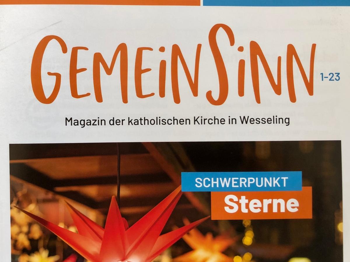 Titelseite des Gewinner-Pfarrbriefs