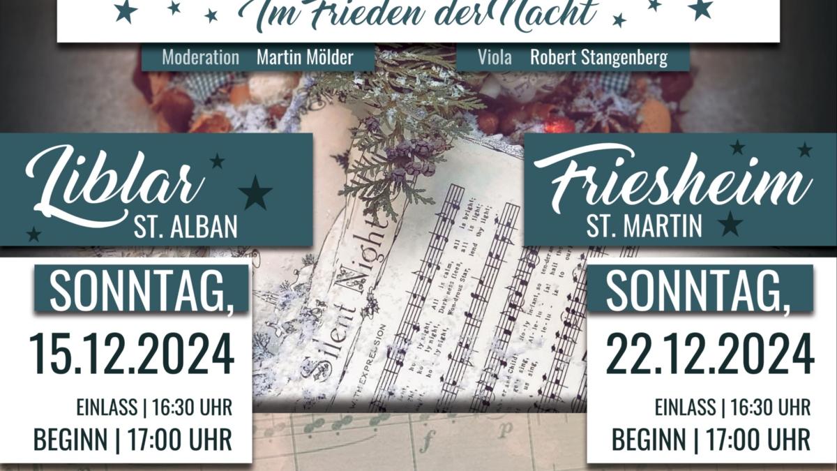 Konzertplakat des Musikvereins Friesheim