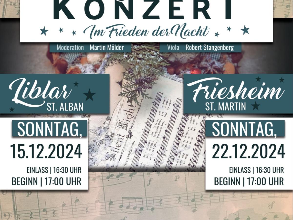 Konzertplakat des Musikvereins Friesheim
