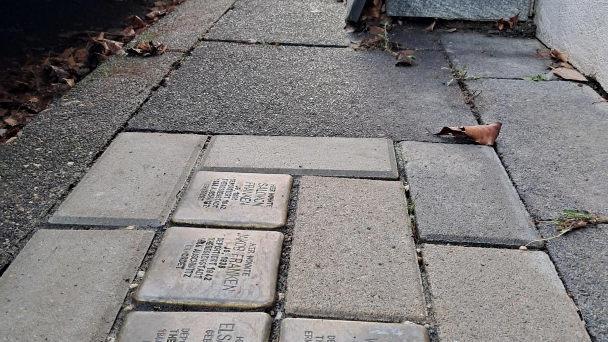 Verlegte Stolpersteine