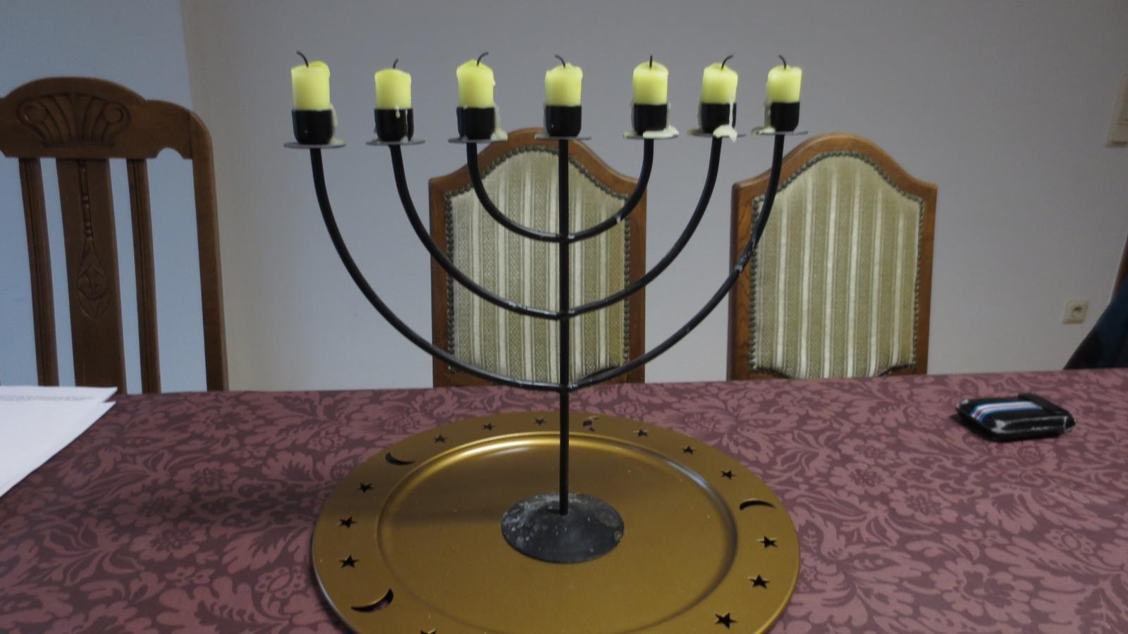 Die Menora - der siebenarmige Leuchter