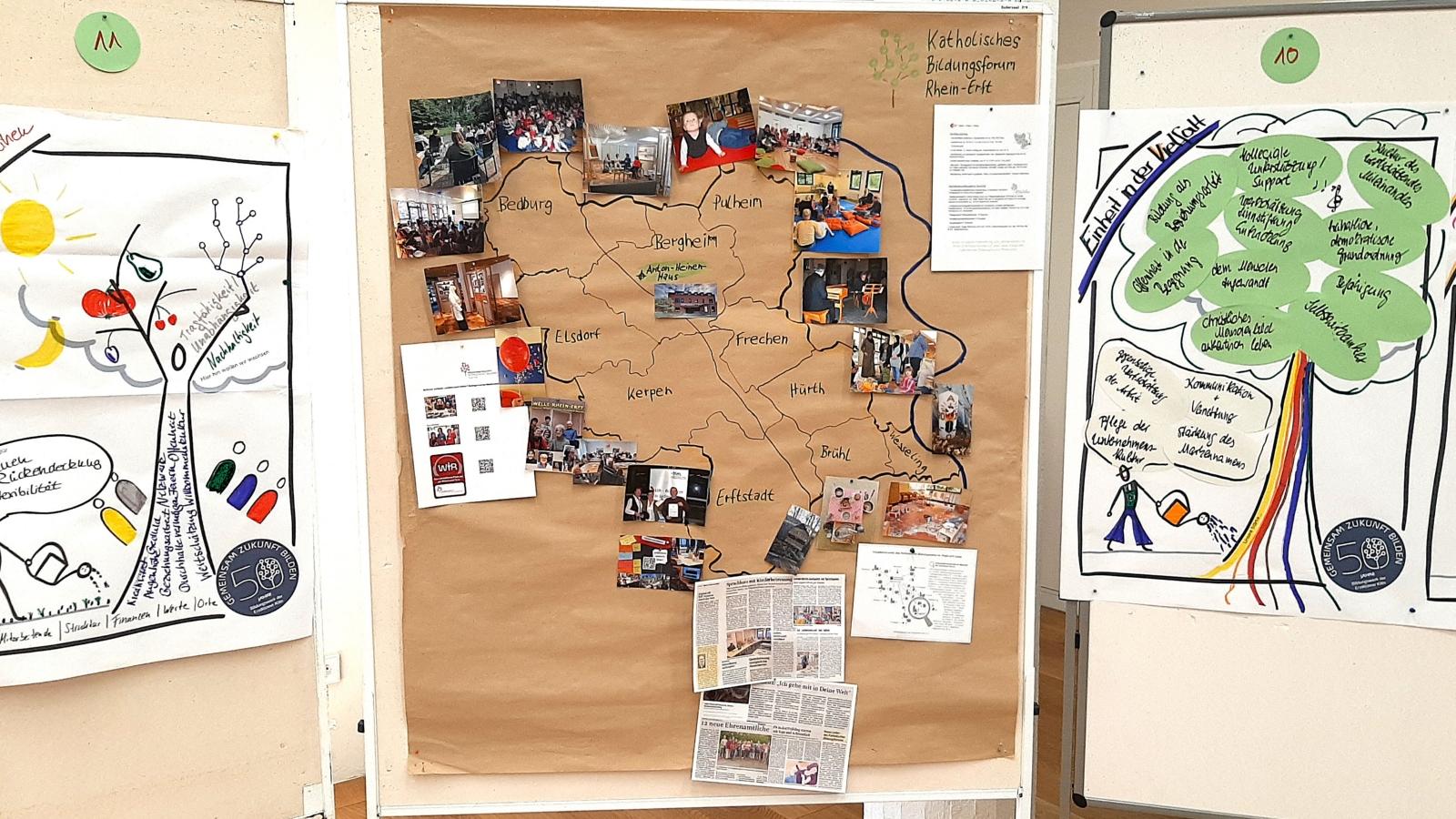 Plakatwand 50 Jahre-Feier