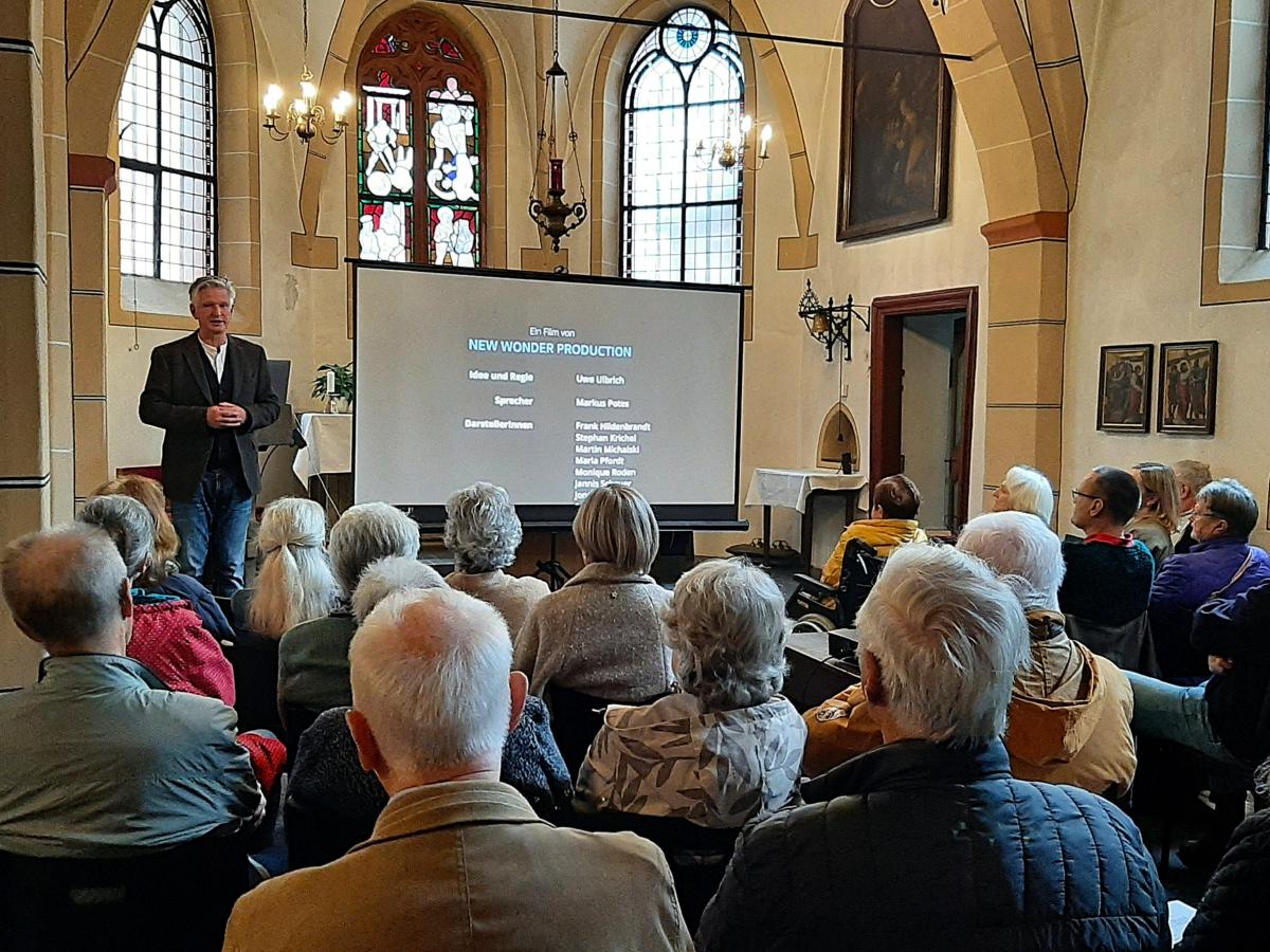 Informationsabend zum Kloster Bethlehem in der Georgskapelle in Bergheim.