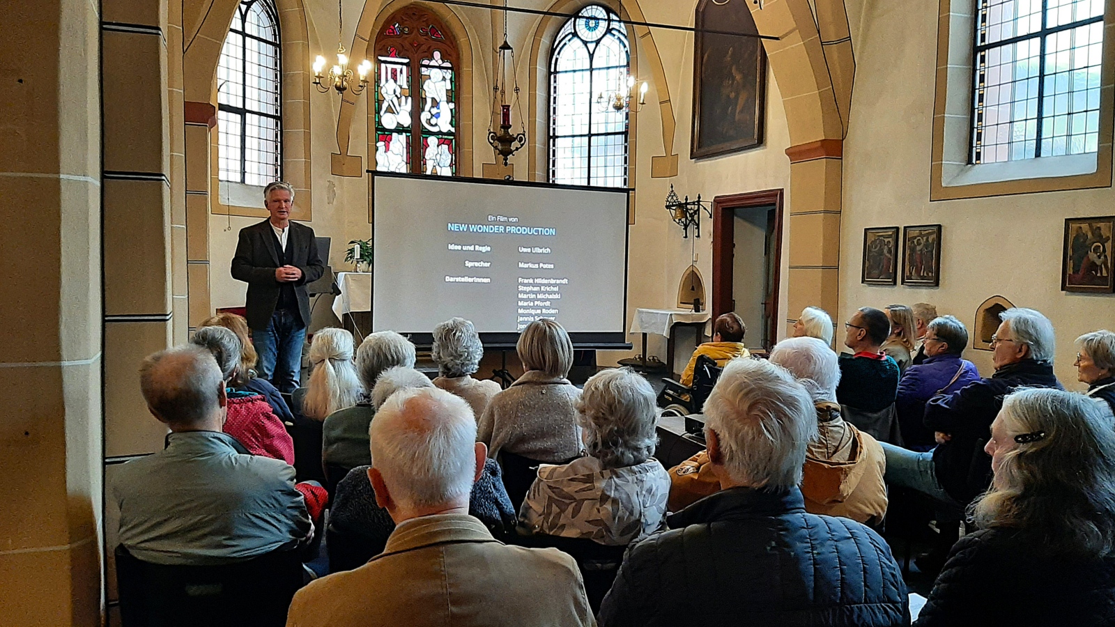 Informationsabend zum Kloster Bethlehem in der Georgskapelle in Bergheim.