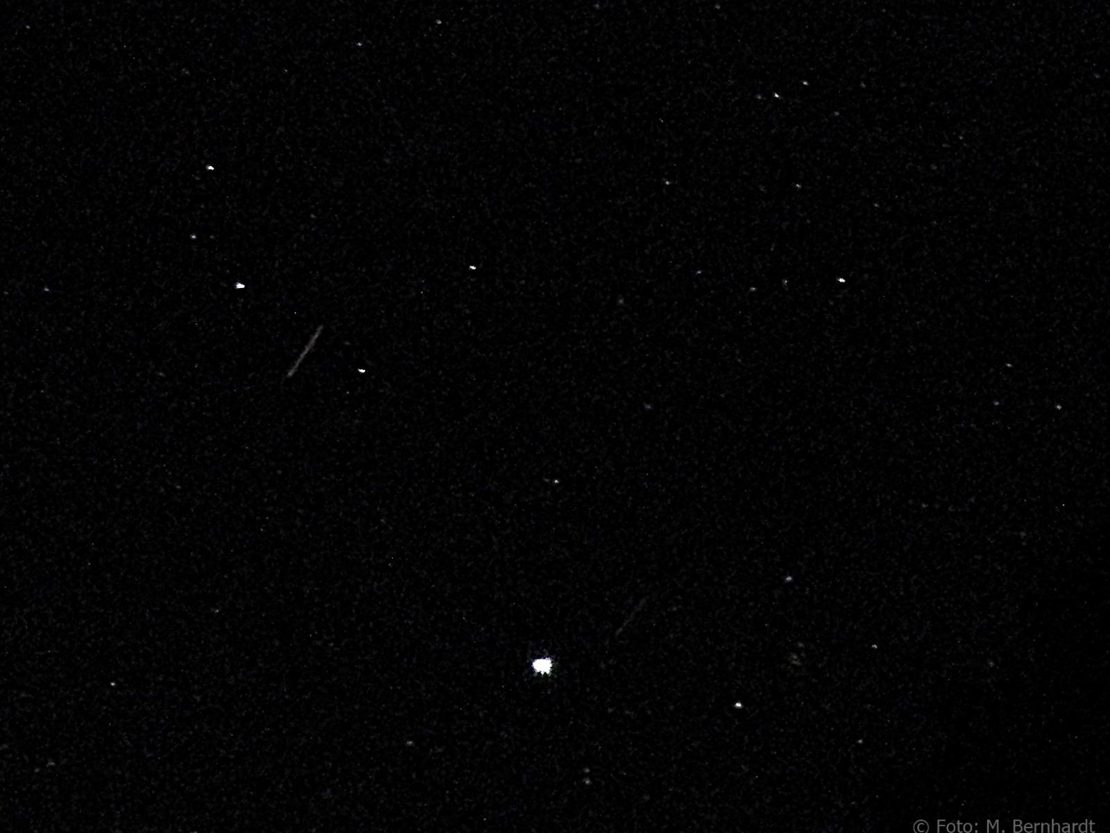 Sternenhimmel über dem Papsthügel in Kerpen