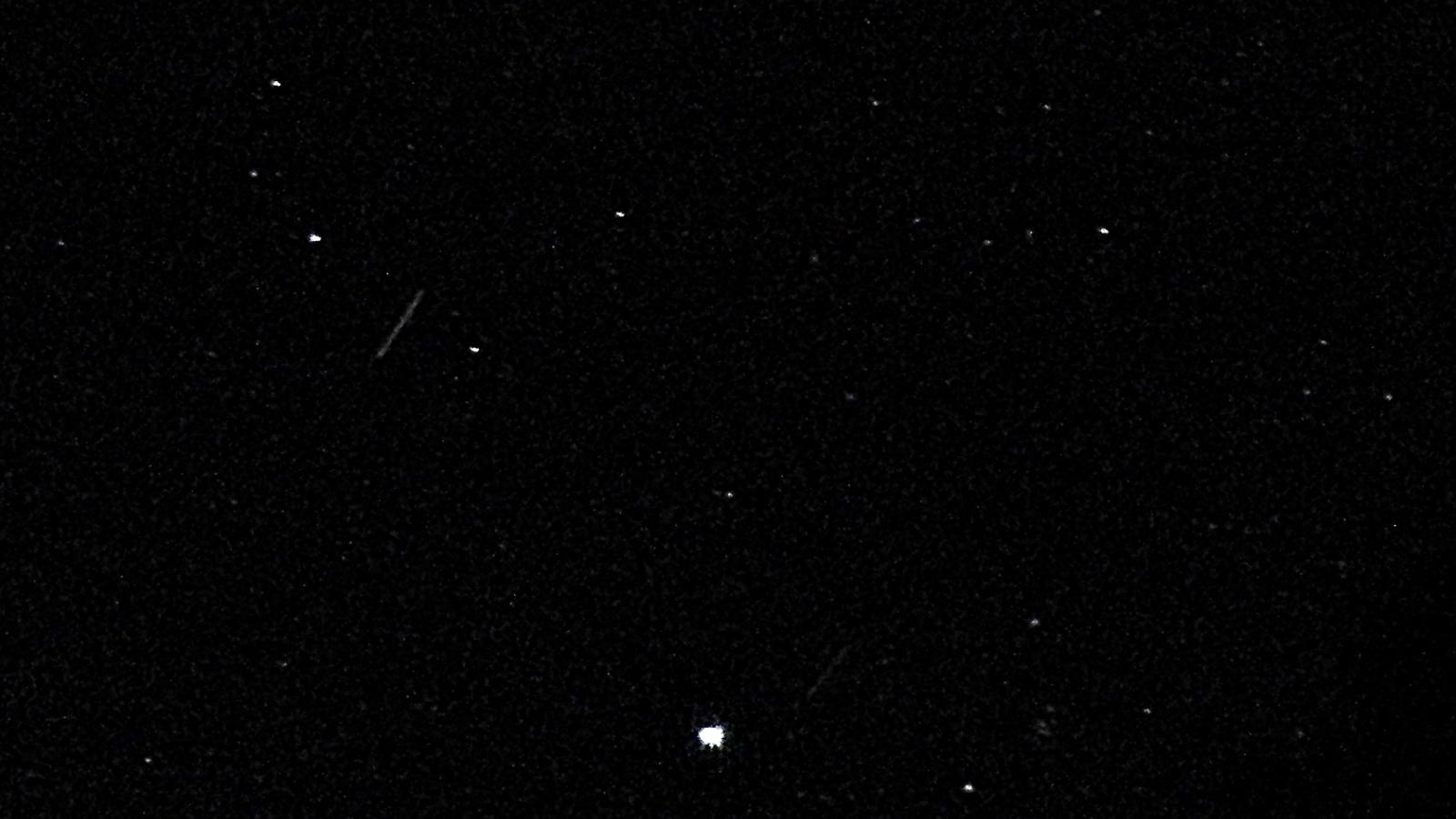 Sternenhimmel über dem Papsthügel in Kerpen