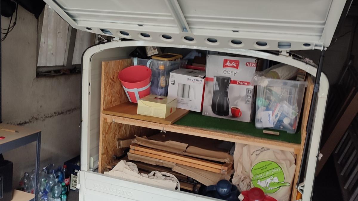 Die Ape der Pfarreiengemeinschaft in Frechen.