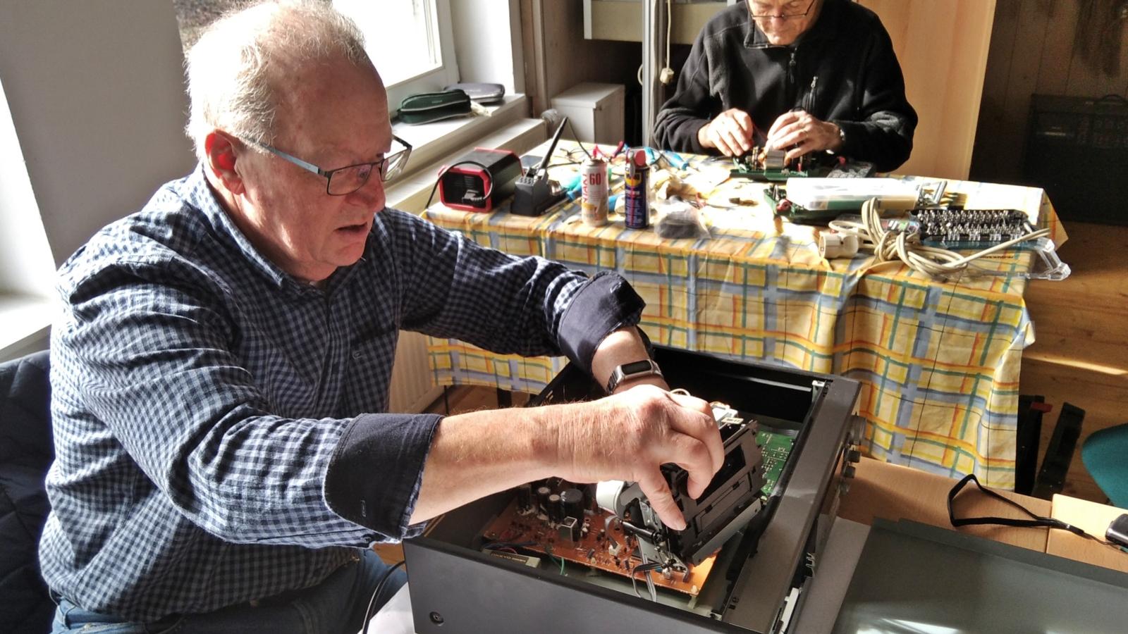 Tüftler aus Leidenschaft:l Wilfried Pies.