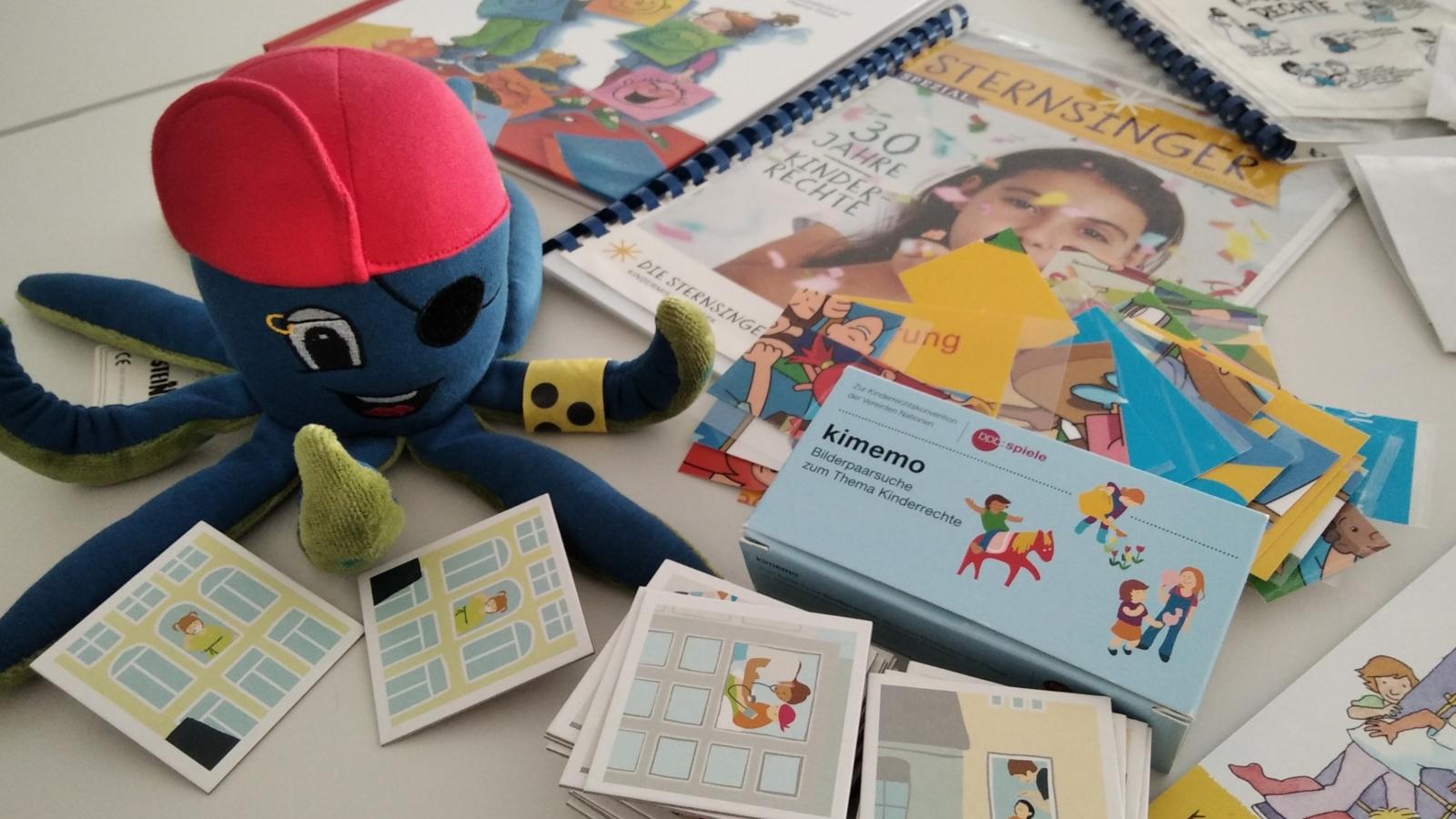 eine Box, viel drin zum Thema Kinderrechte