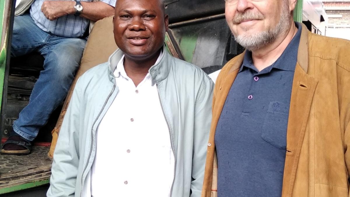 Kaplan Albert Kikalulu aus der Demokratischen Republik Kongo.