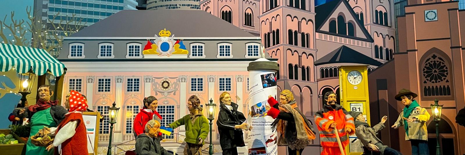 Stadtkrippe im Bonner Münster, zweite Adventswoche 2022