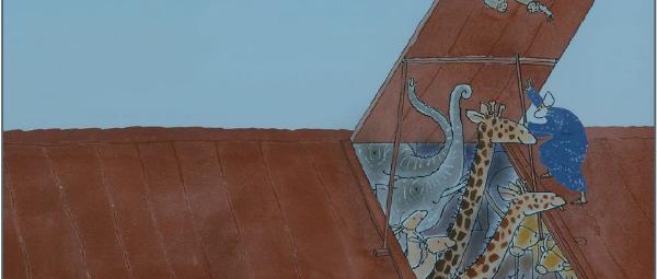 Noah und die große Flut 2 (c) Annemarie von Haeringen Noah und die große Flut 2