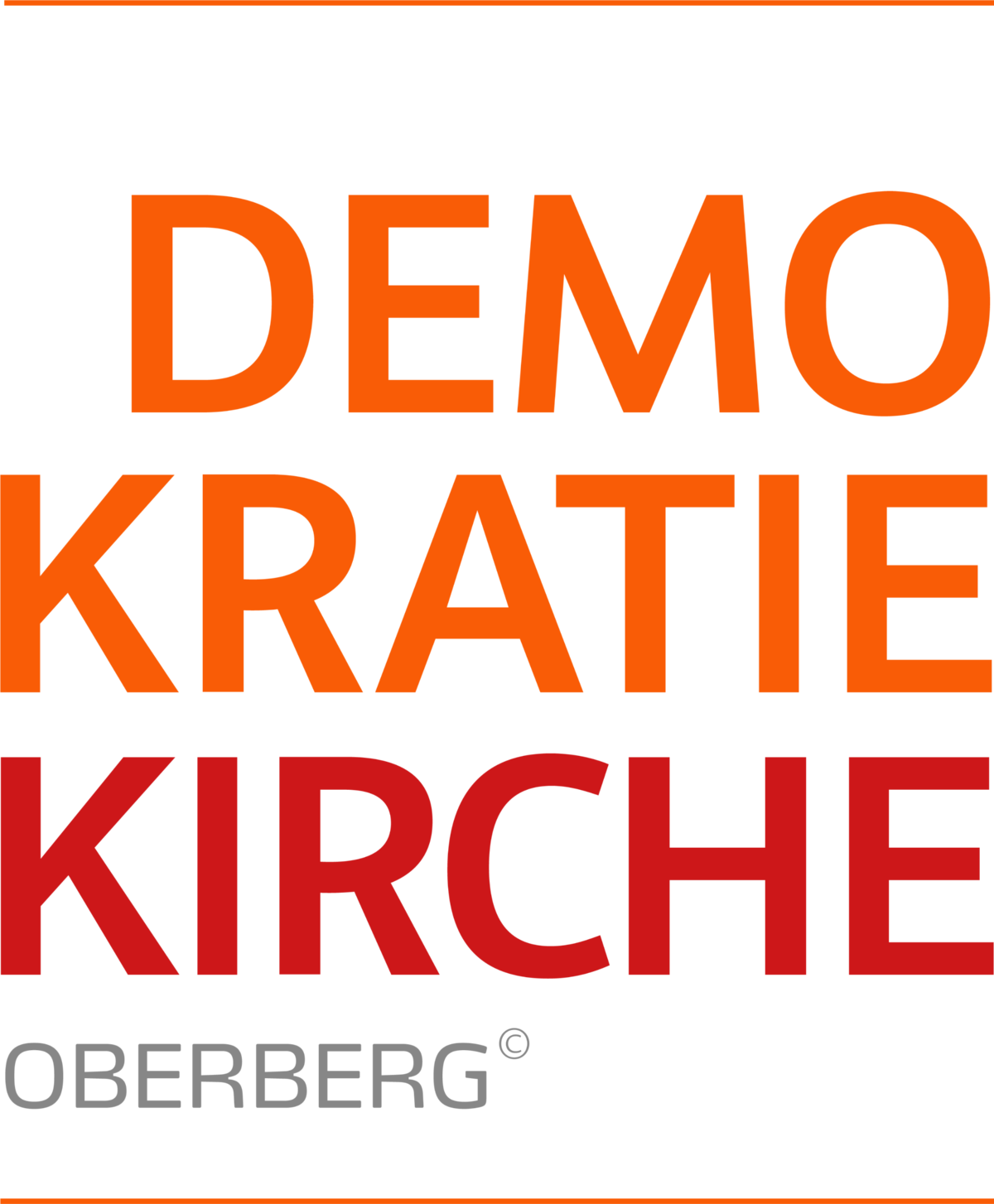 Logo DEMOKRATIEKIRCHE Oberberg