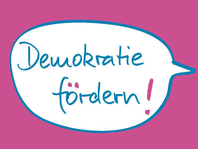 Logo 'Demokratie fördern!'