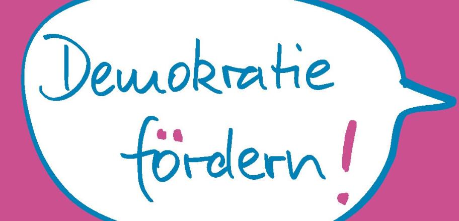 Logo 'Demokratie fördern!'