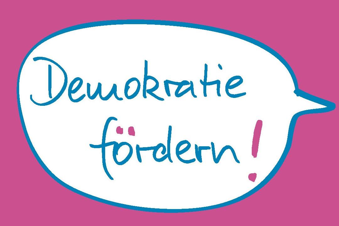 Logo 'Demokratie fördern!'