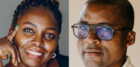 Eveline Gongang und Philippe-Ngako (Porträts) von der Caritas Douala / Kamerun