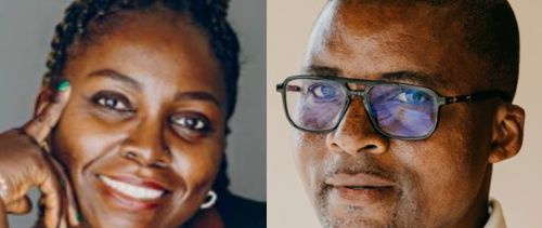 Eveline Gongang und Philippe-Ngako (Porträts) von der Caritas Douala / Kamerun