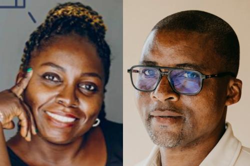 Eveline Gongang und Philippe-Ngako (Porträts) von der Caritas Douala / Kamerun