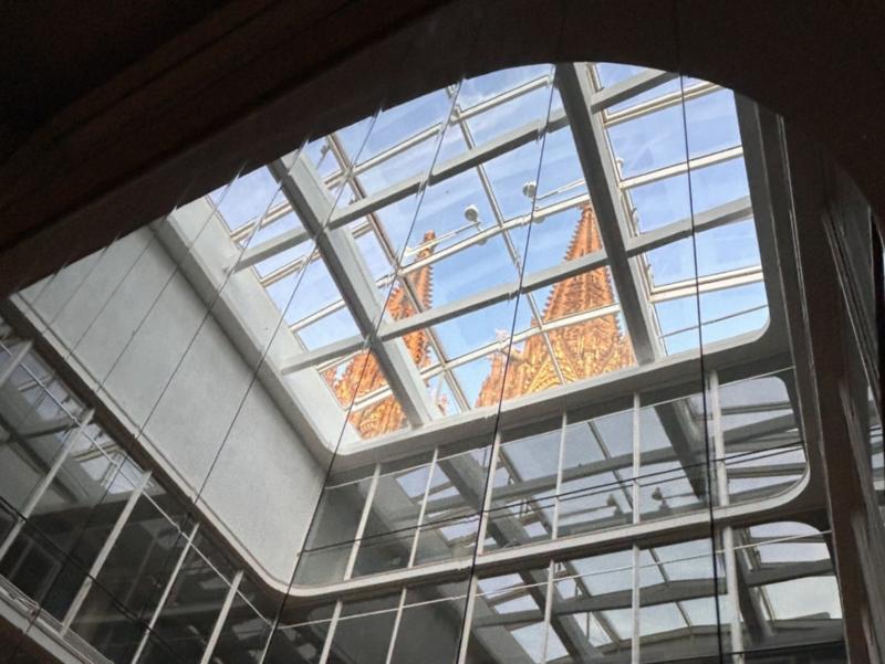 Blick auf den Dom von unserem Haus