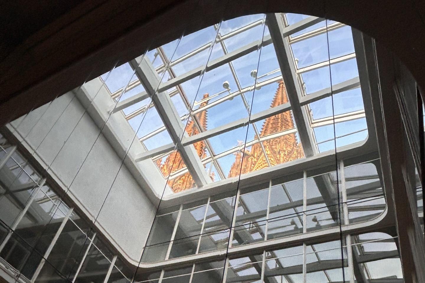 Blick auf den Dom von unserem Haus