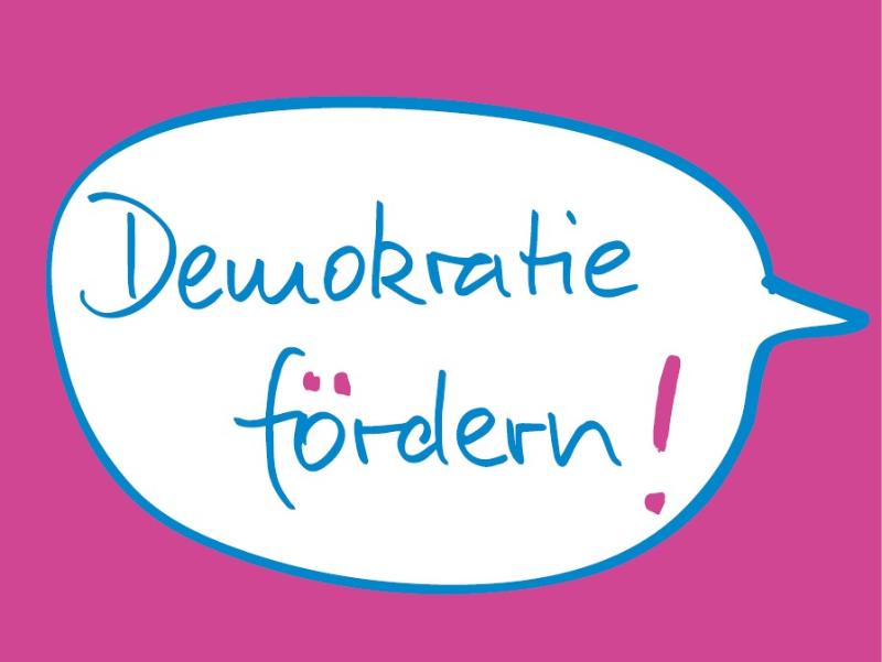 Screenshot Demokratie fördern