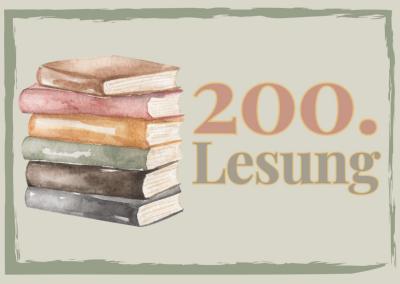 20250919 lesen & lesen lassen 200. Lesung