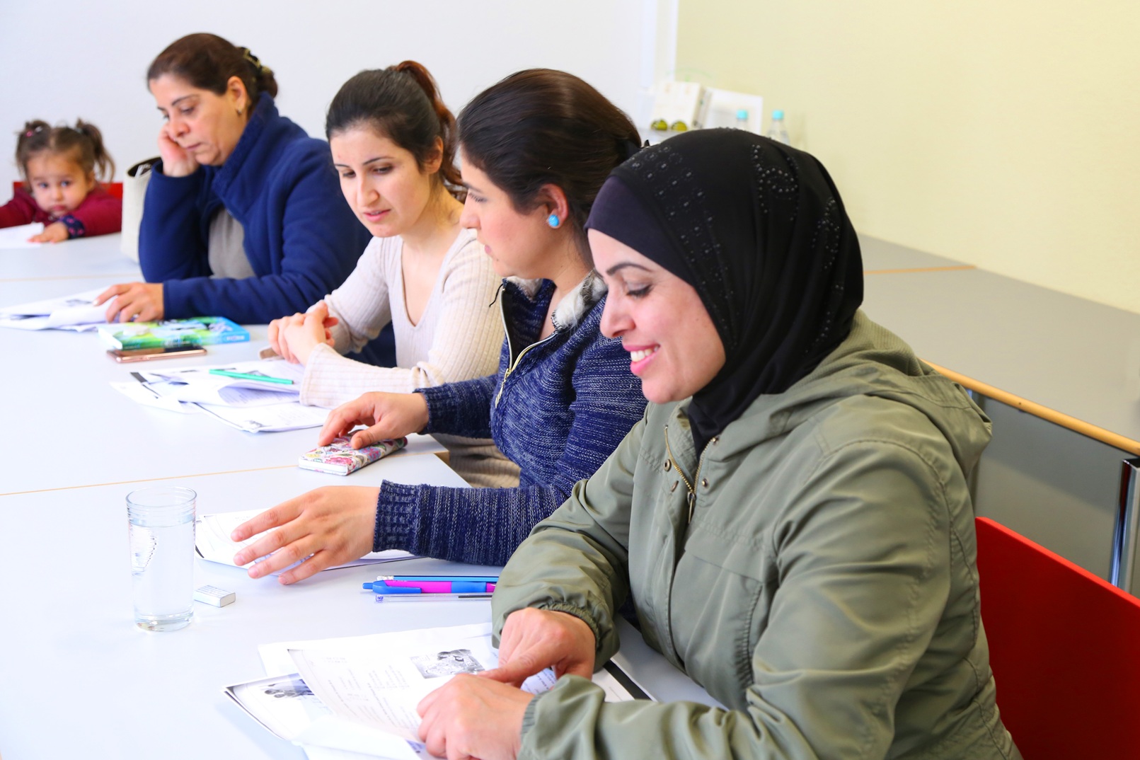 Frauen im Deutschkurs