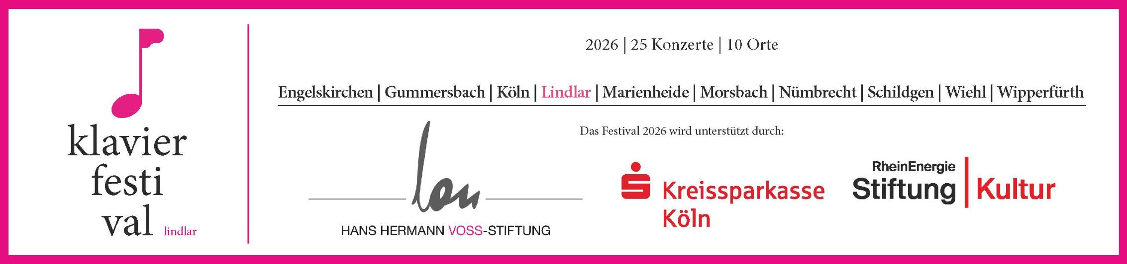 Klavierfestival Lindlar 2026