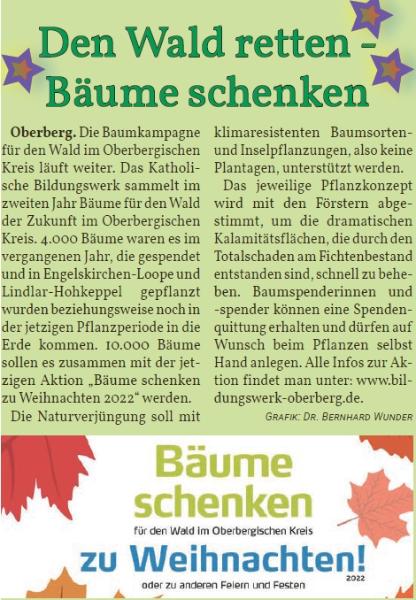 Bäume schenken