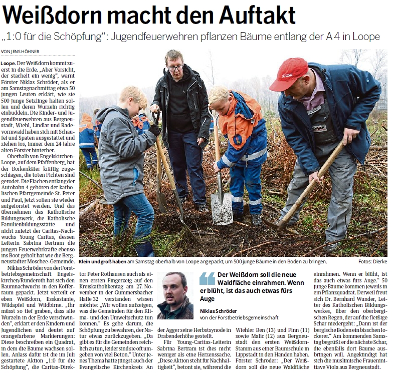 Weißdorn macht den Auftakt