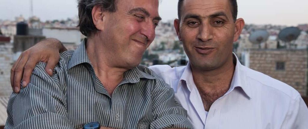Bassam Elhanan und Rami Aramin, Protagonisten des Buches Apeirogon  Foto Parent's Circle