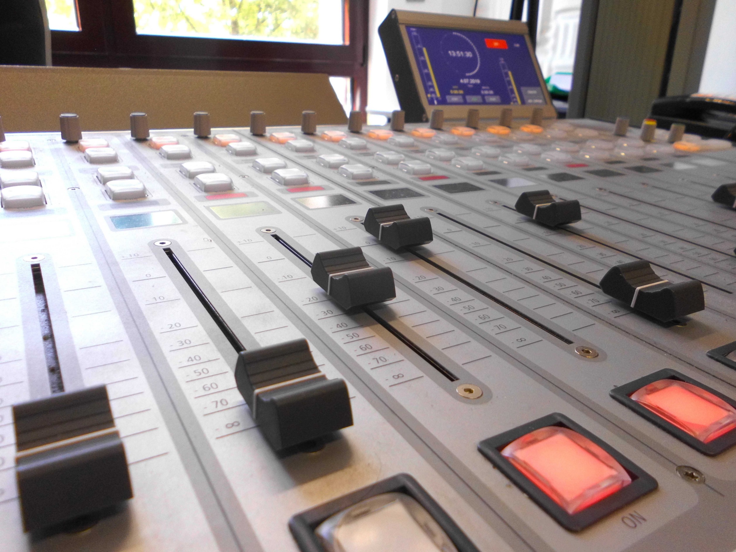 Mischpult Nahaufnahme