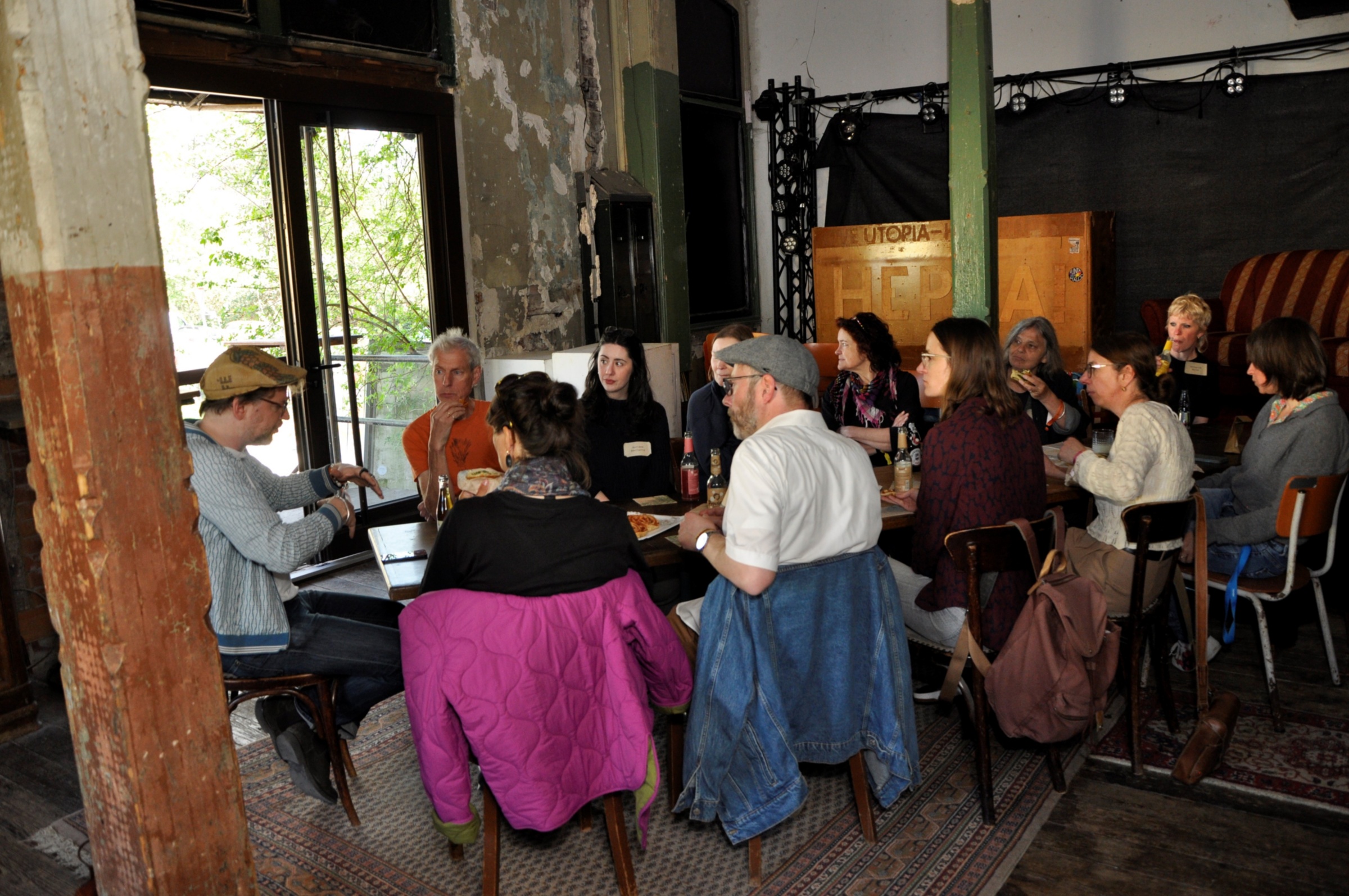 Wartesaal in Utopiastadt