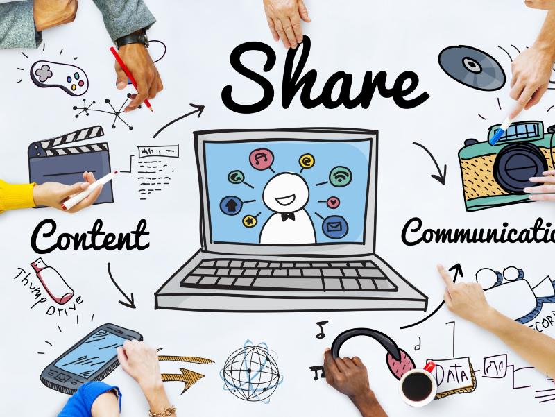 Mögliche Inhalte von Social Media