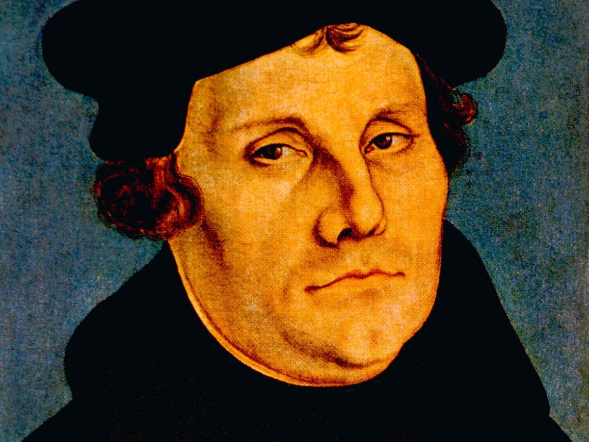 Ölgemälde Martin Luther