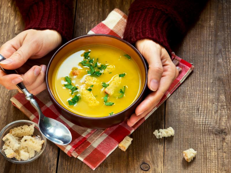 warme Suppe Herbst Winter