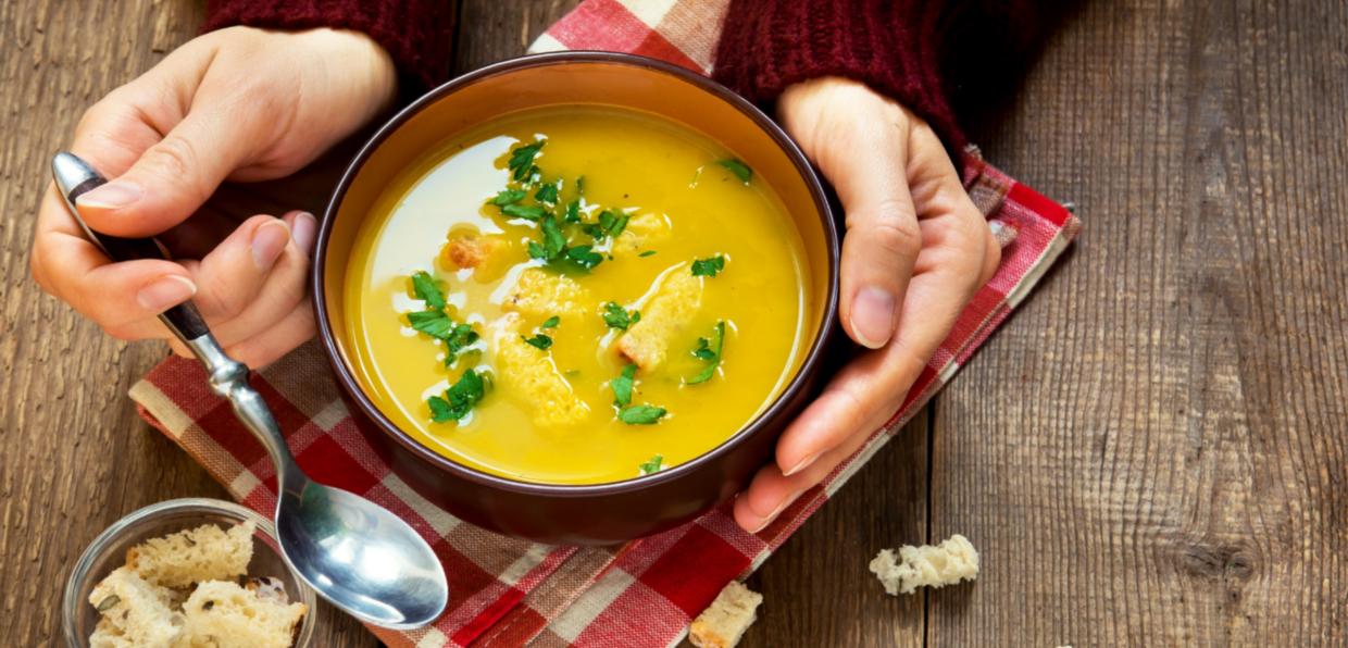 warme Suppe Herbst Winter