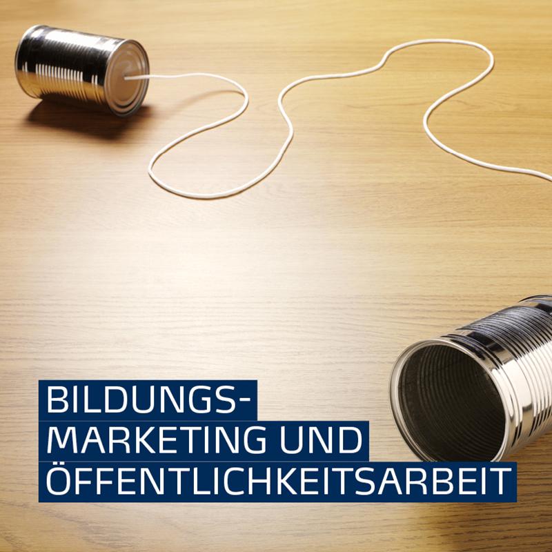 Symbolbild Profilbereich Bildungsmarketing/Öffentlichkeitsarbeit