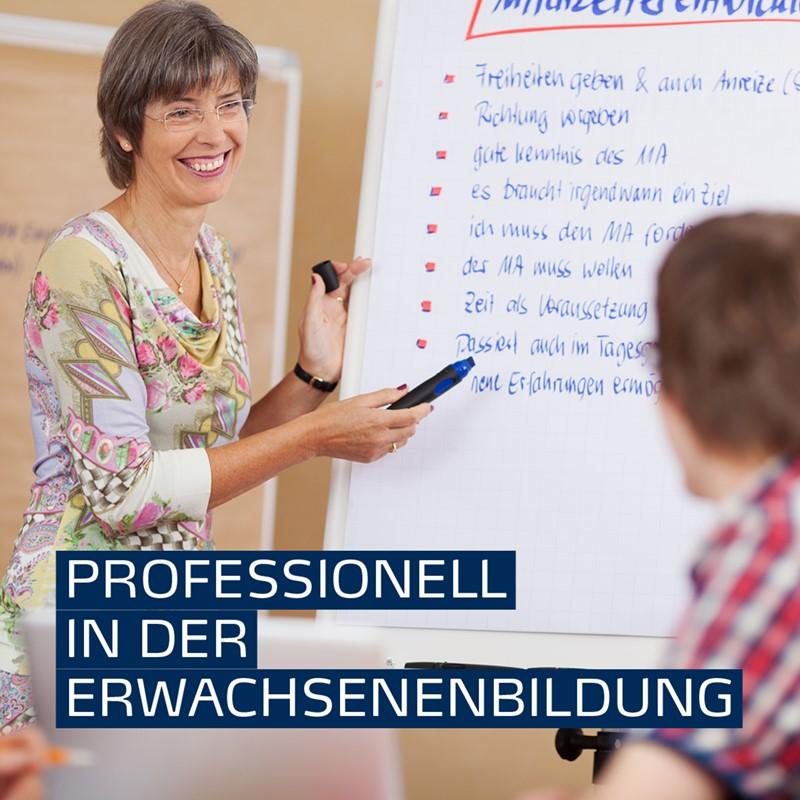 Symbolbild Profilbereich Qualifizierung für die Erwachsenenbildung