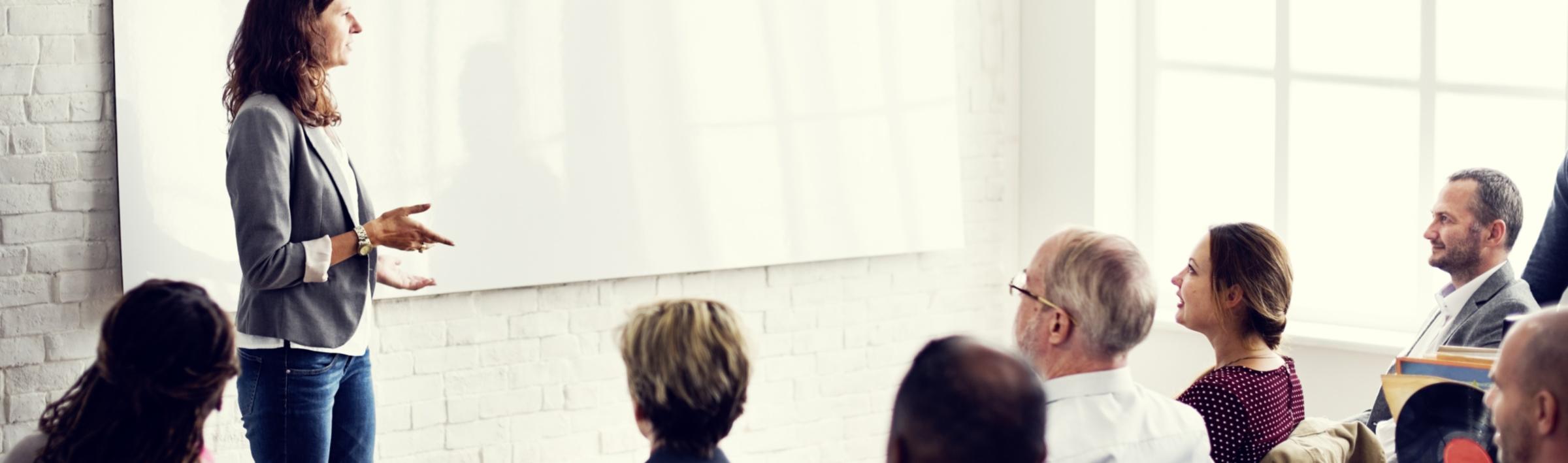 Lernsituation mit Präsentation am Whiteboard